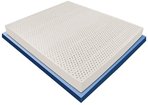Baldiflex Emporio Materasso Lattice Matrimoniale 160x190 cm Alto 20 cm con 7 Zone a Portanza Differenziata e Fodera 3D Air in Aloe Vera Sfoderabile Antiacaro e Traspirante