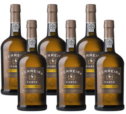 Portwein Ferreira Branco Seco - Dessertwein- 6 Flaschen