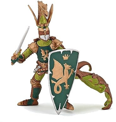 Papo 39922 Weapon master dragon MEDIEVAL-FANTASY Figurine, Multicolour