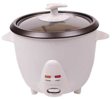 Elpine 0.8 Litre Automatic Gleaming White Non-Stick Rice Cooker 350w 31201C