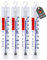 Lantelme 4 pcs Set frigorifero, congelatore, frigo, frigorifero termometro Analogico 4884