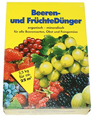 Beeren- und Früchtedünger, organisch mineralisch, 5 kg