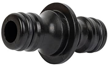 Cofan Conector doble para mangueras de jardín | Rosca macho para empalmes | Polietileno | Rápido de instalar