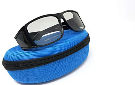 Hi-SHOCK passive 3D-Brille für 4K 3D TV kompatibel mit LG, Grundig, Löwe oder AG-F420 / PTA417 / TDG500P / TY-EP3D20E / PX1821E-1TVA | inkl. Etui[ Polarisations-3D-Technologie]