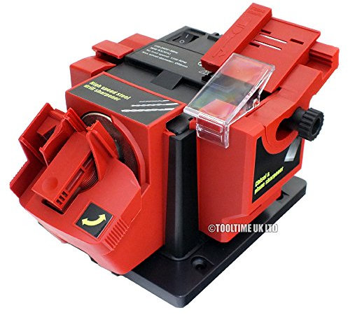 Tooltime® 96W Electric Multi Purpose Bench Mountable Drill Bit, Knife, Scissor and Chisel Sharpener