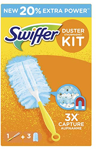 Swiffer Staubmagnet Set (1 Griff + 3 Ersatztücher)
