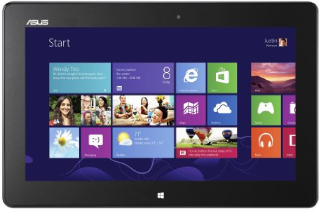 ASUS ME400C VivoTab 10.1-inch Tablet (Intel Atom 1.6GHz, 2GB RAM, 64GB eMMC, WLAN, BT, 2x Camera, Windows 8 Home)