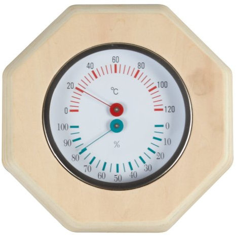 NICOL Sauna-Klimamesser Thermometer Hygrometer Temperatur Luftfeuchtigkeit Sauna