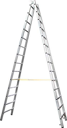 ZARGES | Scala a pioli professionale | salita su ambo i lati | 2 x 14 pioli