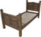 Bett 90x200 Eiche antik Rio Classico Schlafzimmer Holz Pinie Massivholz Echtholz Farbe wählbar Brasilmöbel