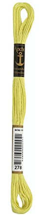 ANCHOR Broderi gängor sticktwist, löplängd: 8 m 278