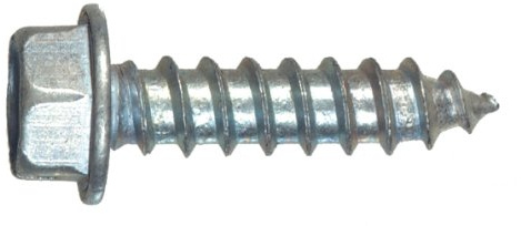 Hillman Sheet Metal Screws, #10 x 1/2in, 100 Pack, Silver