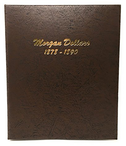 Dansco US Morgan Dollar Coin Album 1878 - 1890 #7178
