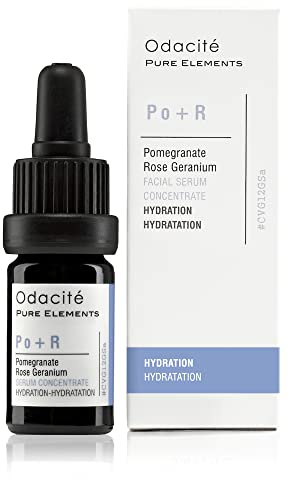 Pure Elements by Odacite Skincare Po+R Hydration Pomegranate Rose Geranium Serum Concentrate 5ml