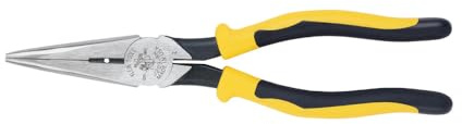 Pliers, Long Nose Side-Cutters, Stripping, 20 cm Klein Tools J203-8N
