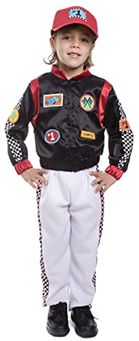 Dress Up America Costume De Pilote De Voiture De Course Pour Enfants - Habillage De Veste De Course Pour Garçons