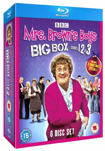 Mrs Browns Boys Complete BBC Series 1, 2 & 3 Blu Ray Collection [6 Discs] Box Set + 3 Christmas Specials