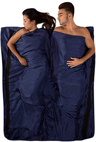 Sea to Summit Premium Silk Sleeping Bag Liner, Double (73x71 inches)