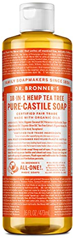 Dr. Bronner's Organic Tea Tree Pure-Castile Liquid Soap