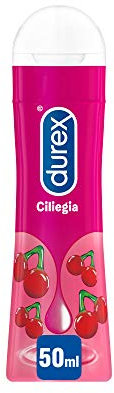 Durex Very Cherry, Gel Lubrificante Intimo, Aromatizzato alla Ciliegia, 50 ml