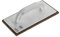 Connex COX781338 - Frattone in plastica con base in gomma, 14 x 28cm