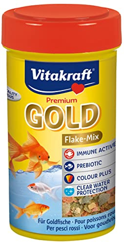 Vitakraft 20702 Gold - Alimento in fiocchi per pesci rossi, 100 ml