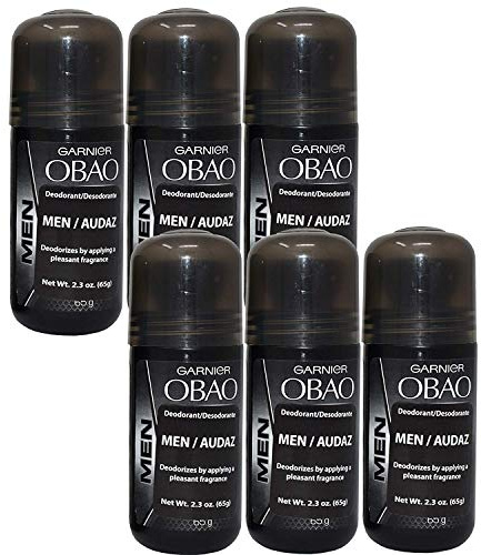 Garnier Obao AUDAZ 24h Deodorant Roll On for Men 2.3 oz. (6 Pack) iwgl