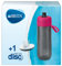 Botella filtrante BRITA Active Rosa - Filtro Tecnología MicroDisc, Óptimo sabor para disfrutar en cualquier lugar, Botella de Agua sin BPA, 0.6 litros