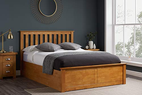 Birlea Phoenix 4ft Small-Double Ottoman Bed, Oak, pine