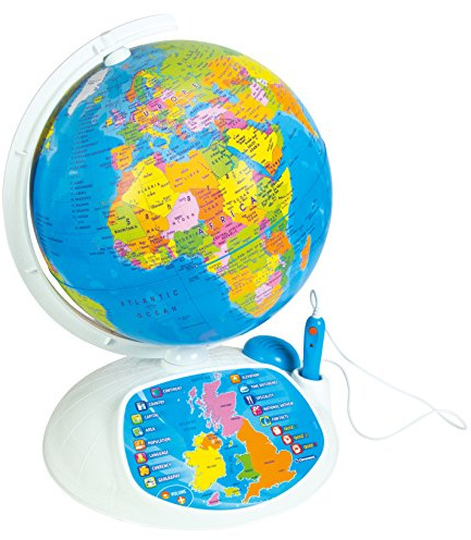 Clementoni- Educational Explore The World: Interactive Globe Playset Learn & Play with Augmented Reality! (10+ months)