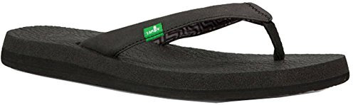 Sanuk Damen Yoga Serenity 4 Flip-Flop, Schwarz, 39 EU