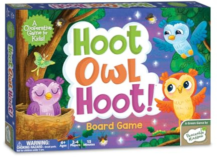 Peaceable Kingdom Hoot Owl Hoot - Cooperative Matching Game For Kids
