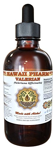 Hawaii Pharm Valerian (Valeriana Officinalis) Liquid Extract 4 fl.oz (120ml)