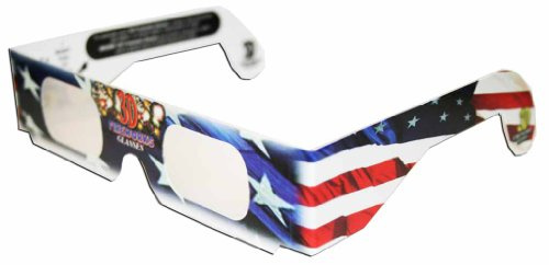 3D Fireworks Glasses - American Flag Theme- Viewing Fireworks Displays - 1 Pair