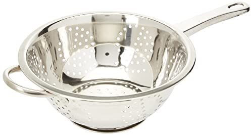 Stainless Steel Collection Stainless Steel Colander, stainless Stell, Silver, 23cm