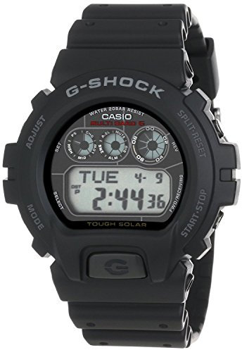 Casio Men's G-Shock GW6900-1 Tough Solar Sport Watch, Black, Military