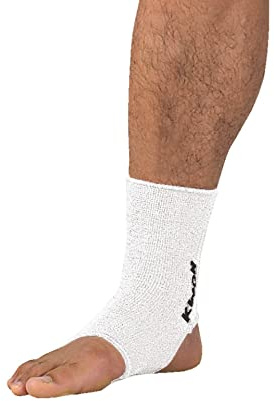 Kwon elastische Fußbandage für Thai / Kickboxen, Größe:L;Farbe:Weiß
