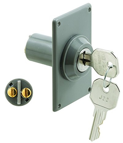 Prime-Line GD 52142 Electric Key Switch, 3/4 In. Outside Diameter, Hardwired (Single Pack)