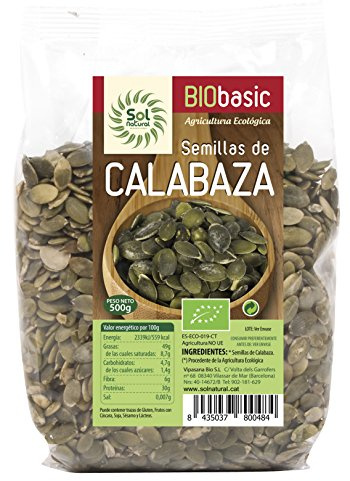 Solnatural Semillas De Calabaza Bio 500 G 100 g