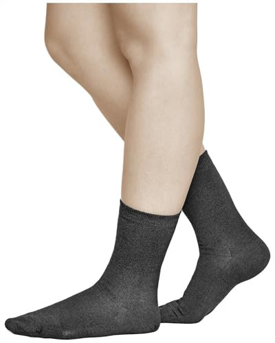 vitsocks Damen Wollsocken MERINO WOLLE warme Socken (3 PAAR) Winter Merinosocken dünn Wool Socks, einfarbig, schwarz, 39-42