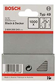 Bosch Zubehör 2609200245 Tackerstift Typ 49 2,8 x 1,65 x 16 mm