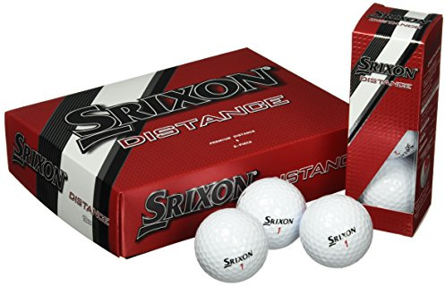 Srixon Palline da Golf, Unisex, Distance, White, M