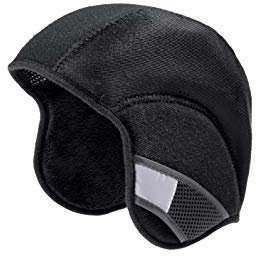 ALPINA Winter Cap Kids - Atmungsaktive, Microfaser Fleece Unterziehmützepassend für XIMO, XIMO Flash & XIMO LE Für Kinder, Black, XS