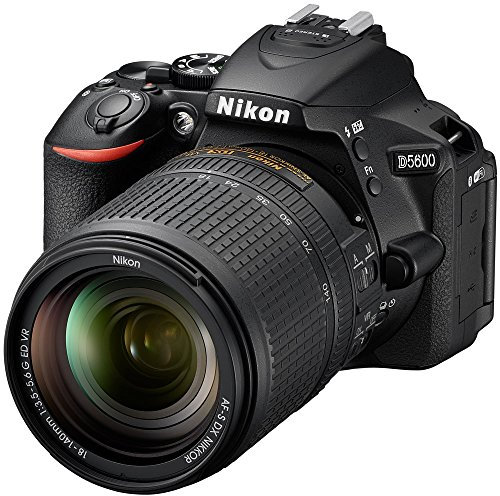 Nikon D5600 DSLR Camera Kit [with AF-S 18-140 VR Lens] Wi-Fi and NFC Enabled, International Version - Black