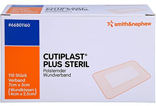 CUTIPLAST Plus steril 5x7 cm Verband 110 St Verband