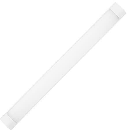 REV CRISTAL LED Lampe, Lampe Decke, Werkstattleuchte, 48W, 4800 Lumen, LED Leuchte 4000k, 120 x 12 x 3 cm, weiss