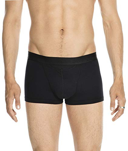 HOM Uomo Shorts retrò HO1 Uomini Uomini Pantaloni Corti Boxer Soft - Selezione di Colore: Colour: Black | Size: Large