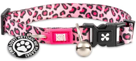 Max & Molly GOTCHA! Smart ID Katzenhalsband - Leopard Pink, 1 Size