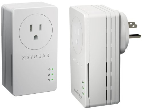 NETGEAR Powerline 200Mbps PassThru Nano Adapter - Starter Kit (XAVB1601)