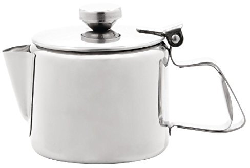 Tetera de acero inoxidable Olympia Concorde, con infusor de 290ml 10 oz